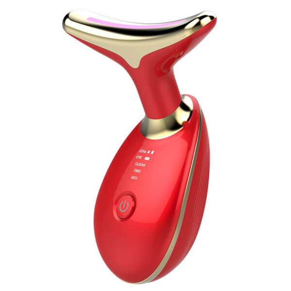 EMS Thermal Neck Lifting And Tighten Massager Electric Microcurrent Wrinkle Remover - Image 6