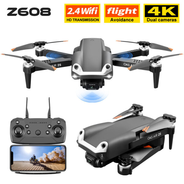 UAV Folding Four Axis 4K High Definition Dual Camera Aerial Model - Image 7