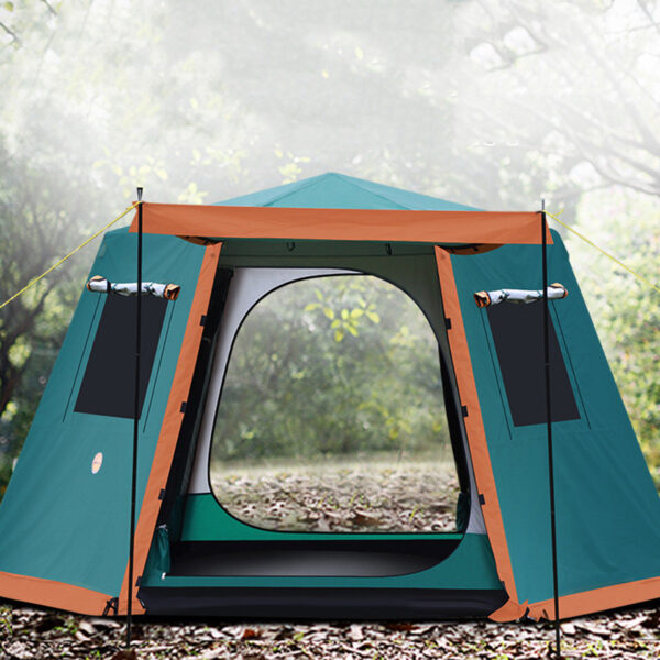 Outdoor 3-4-5-6 People Fully Automatic Camping Tent - Image 8