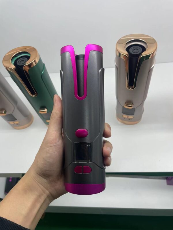 Rechargeable Automatic Hair Curler Women Portable Hair Curling Iron LCD Display Ceramic Curly Rotating Curling Wave Styer - Image 10