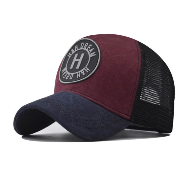 Embroidered Baseball Cap Washed Old Peaked Cap - Image 9